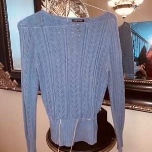 Lightweight all weather sweater with draw waist M